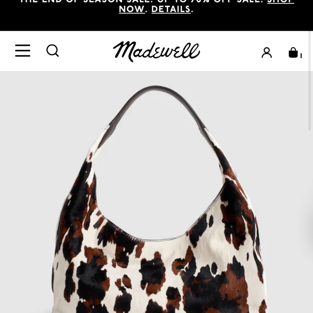 Madewell Mylie Cowprint Handbag… SOLD OUT